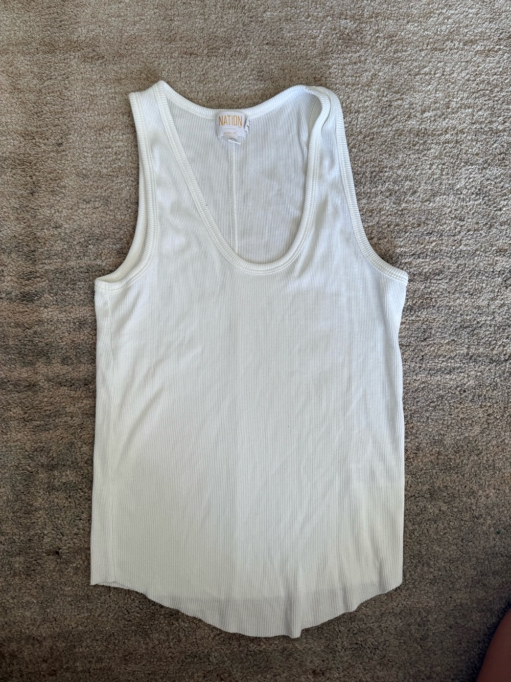 Nation LTD - Stella Tank in White - Picture 3 of 3